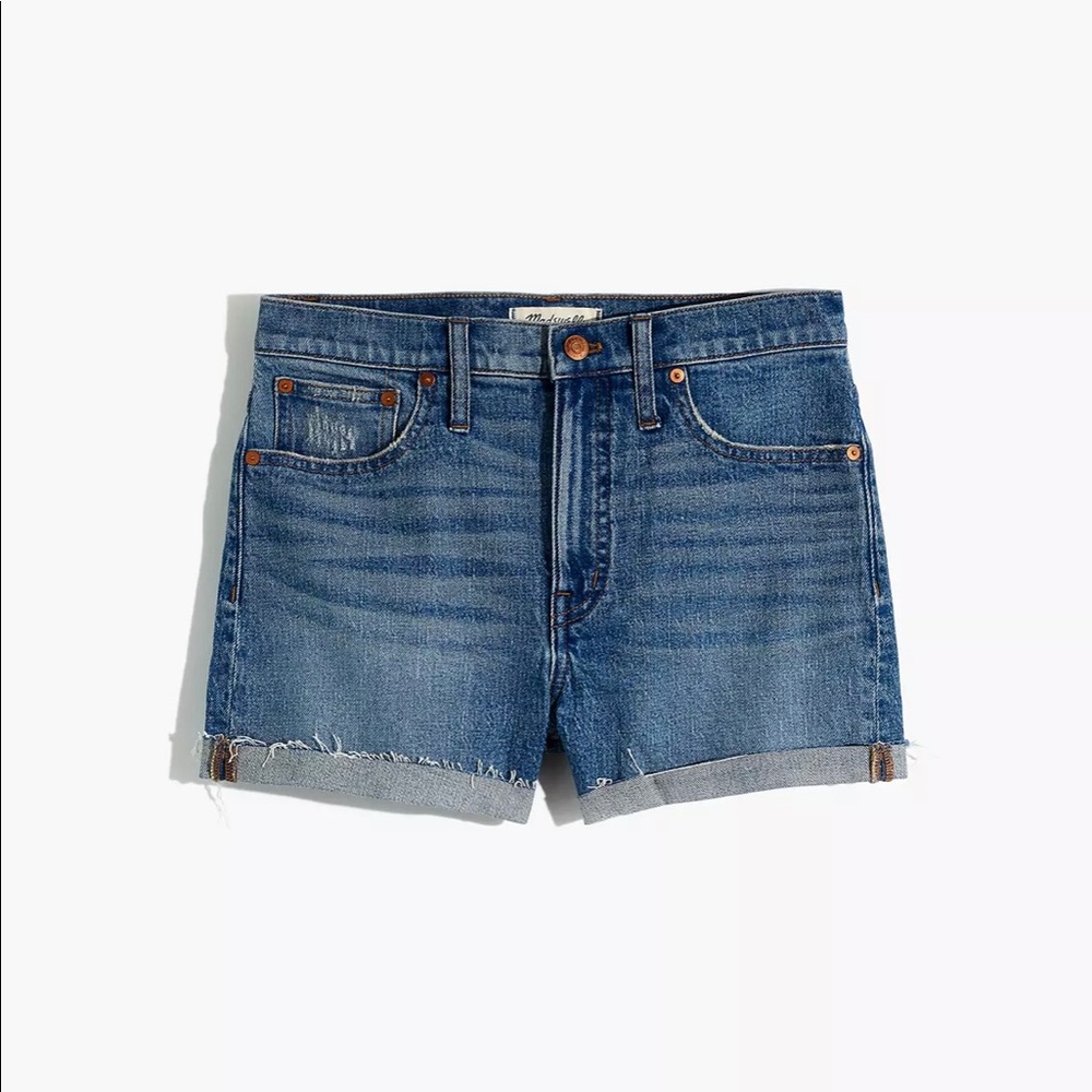 Madewell High-Rise Denim Shorts in Malden Wash size 27